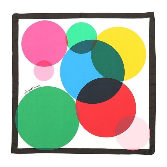 NWT Kate Spade printed silk scarf 20.5 x 20.5 - Picture 3 of 9